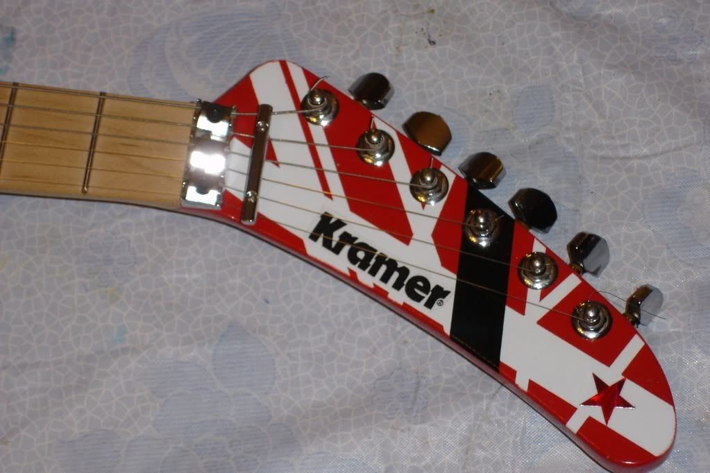 FS Kramer Baretta EVH 5150 Van Halen replica guitar